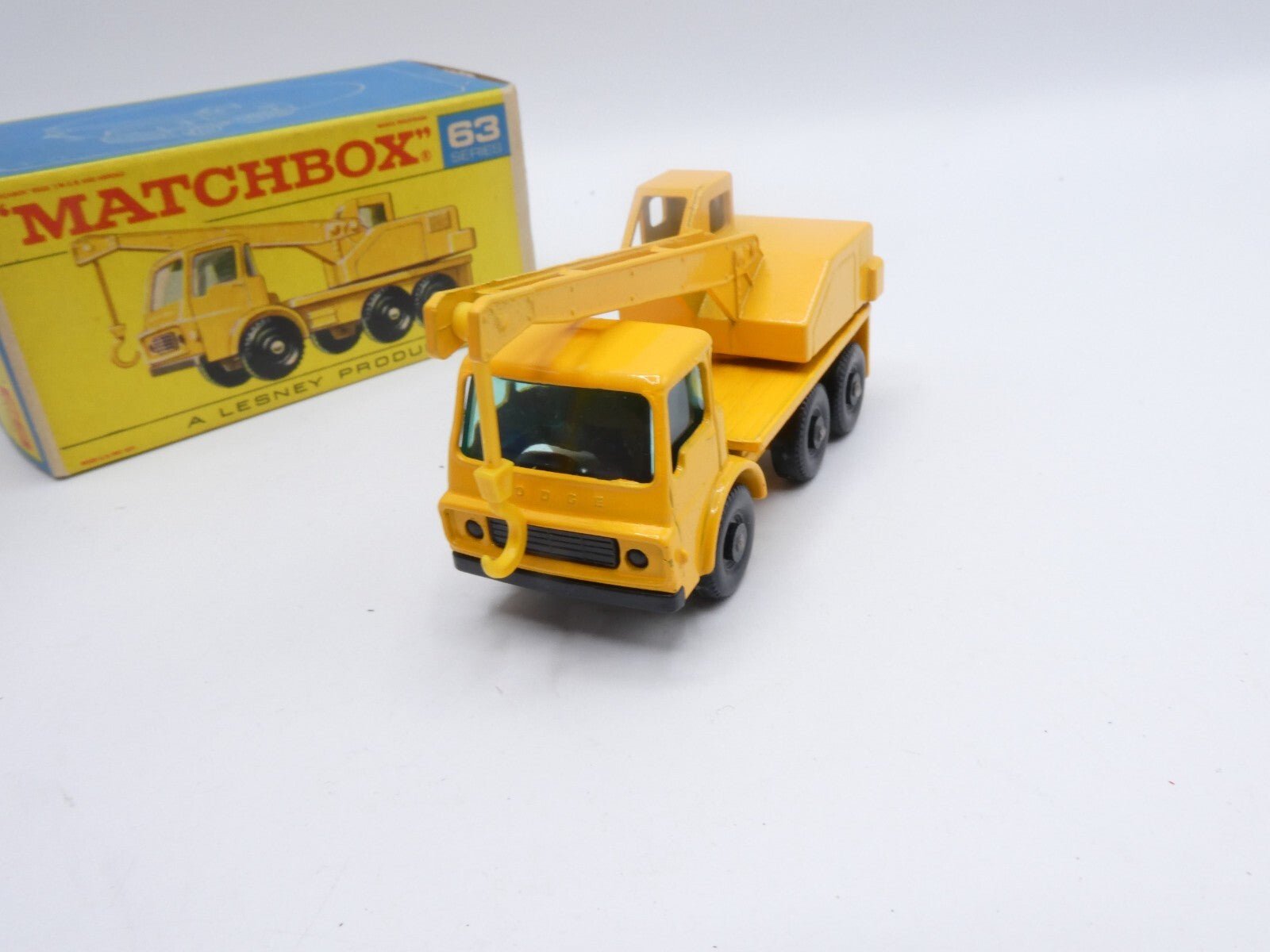 Matchbox Lesney 63c Dodge Crane Truck - Magic Matchbox