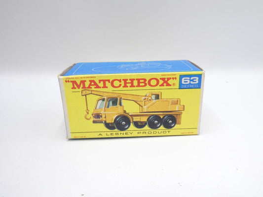 Matchbox Lesney 63c Dodge Crane Truck - Empty Original Box - Magic Matchbox