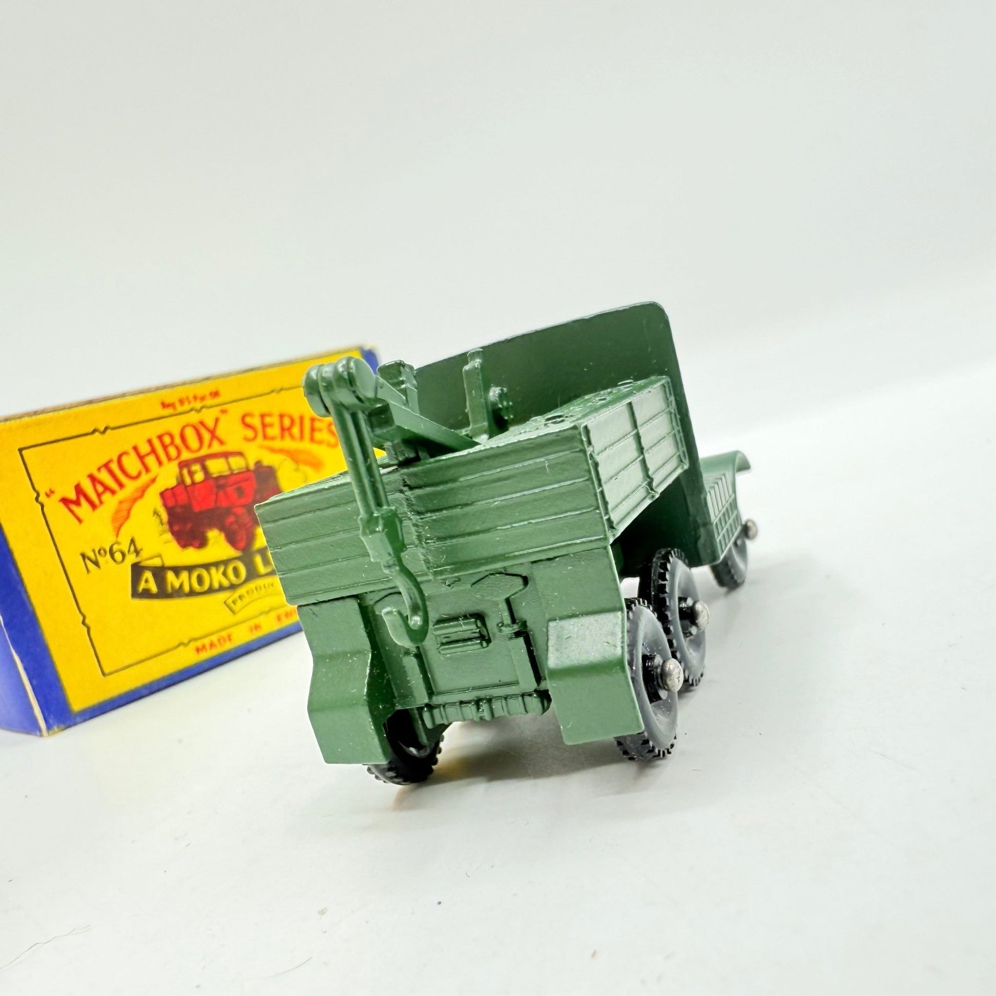 Matchbox Lesney 64a Scammell Breakdown Truck Green Hook - Magic Matchbox