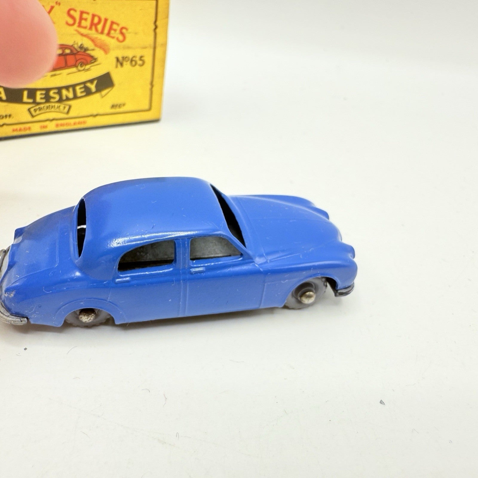 Matchbox Lesney 65a Jaguar 3.4 Litre GPW Near Mint In C-type