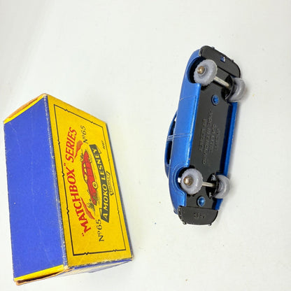 Matchbox Lesney 65a Jaguar 3.4 METALLIC BLUE - Magic Matchbox