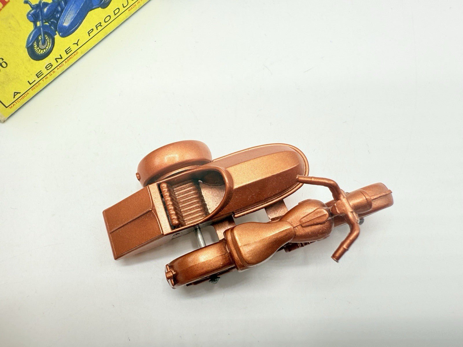 Matchbox Lesney 66b Harley Davidson motorcycle and side car - Magic Matchbox