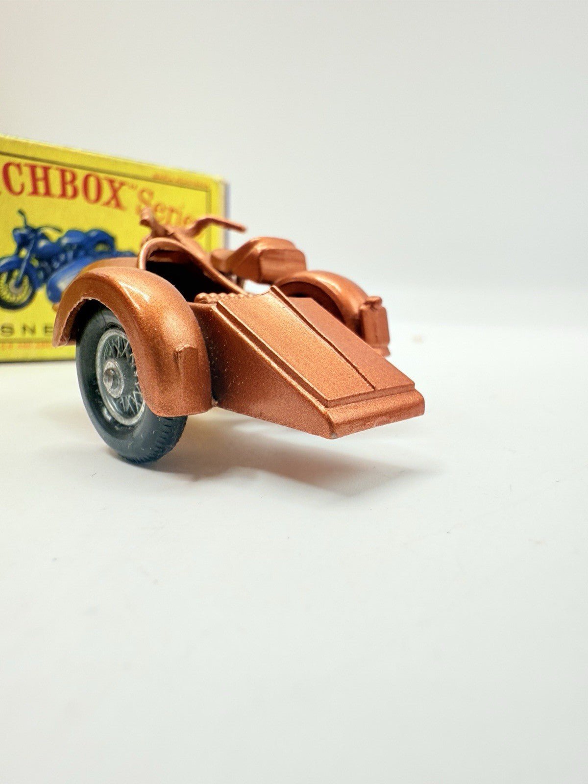 Matchbox Lesney 66b Harley Davidson motorcycle and side car - Magic Matchbox