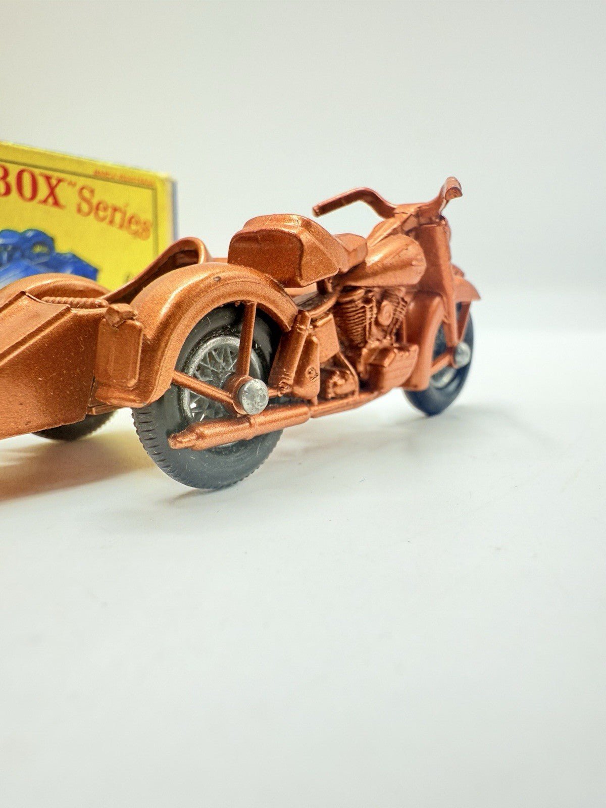 Matchbox Lesney 66b Harley Davidson motorcycle and side car - Magic Matchbox