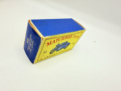 Matchbox Lesney 66b Harley Davidson motorcycle and side car - Magic Matchbox