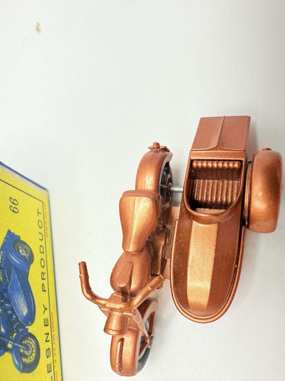 Matchbox Lesney 66b Harley Davidson motorcycle and side car - Magic Matchbox