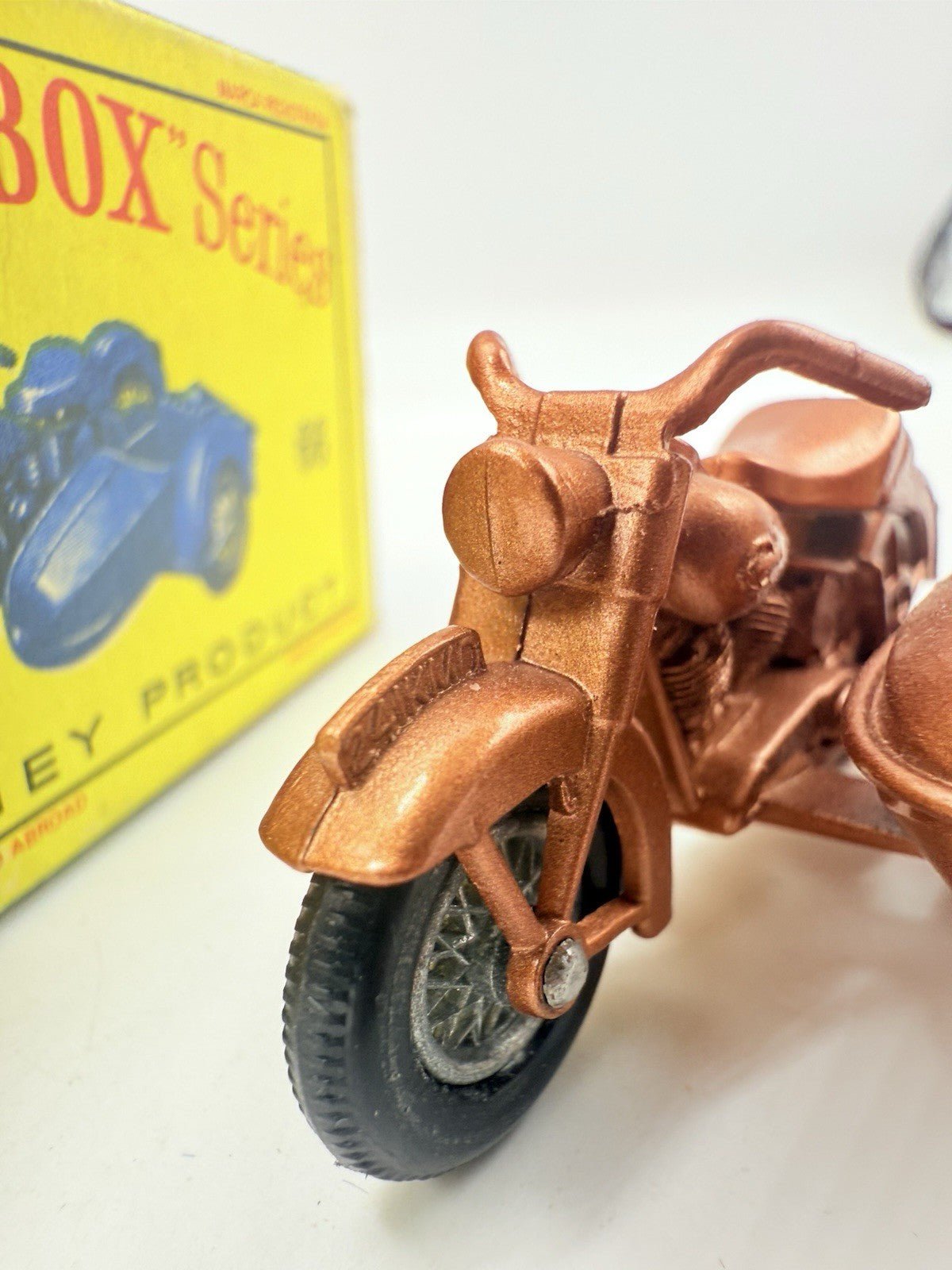 Matchbox Lesney 66b Harley Davidson motorcycle and side car - Magic Matchbox