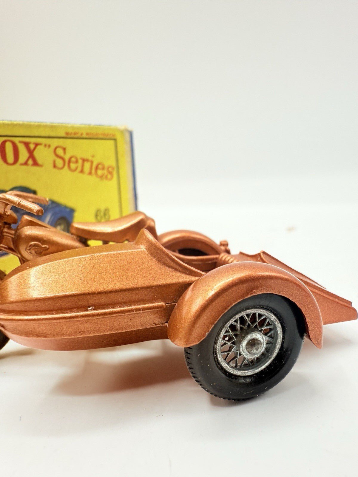 Matchbox Lesney 66b Harley Davidson motorcycle and side car - Magic Matchbox