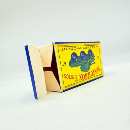 Matchbox Lesney 67a Saladin Armoured Car Empty Firm Box - Magic Matchbox