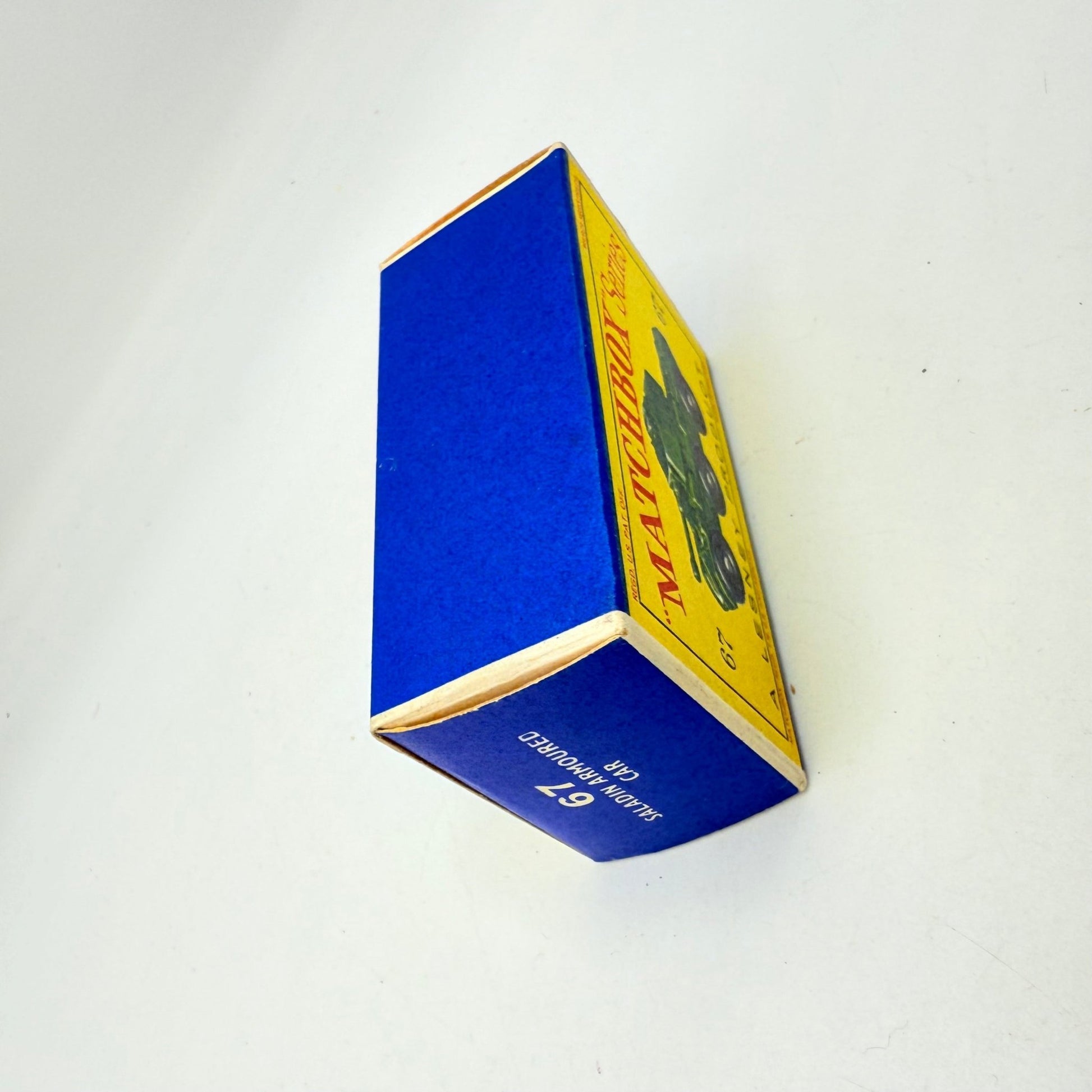 Matchbox Lesney 67a Saladin Armoured Car Empty Firm Box - Magic Matchbox
