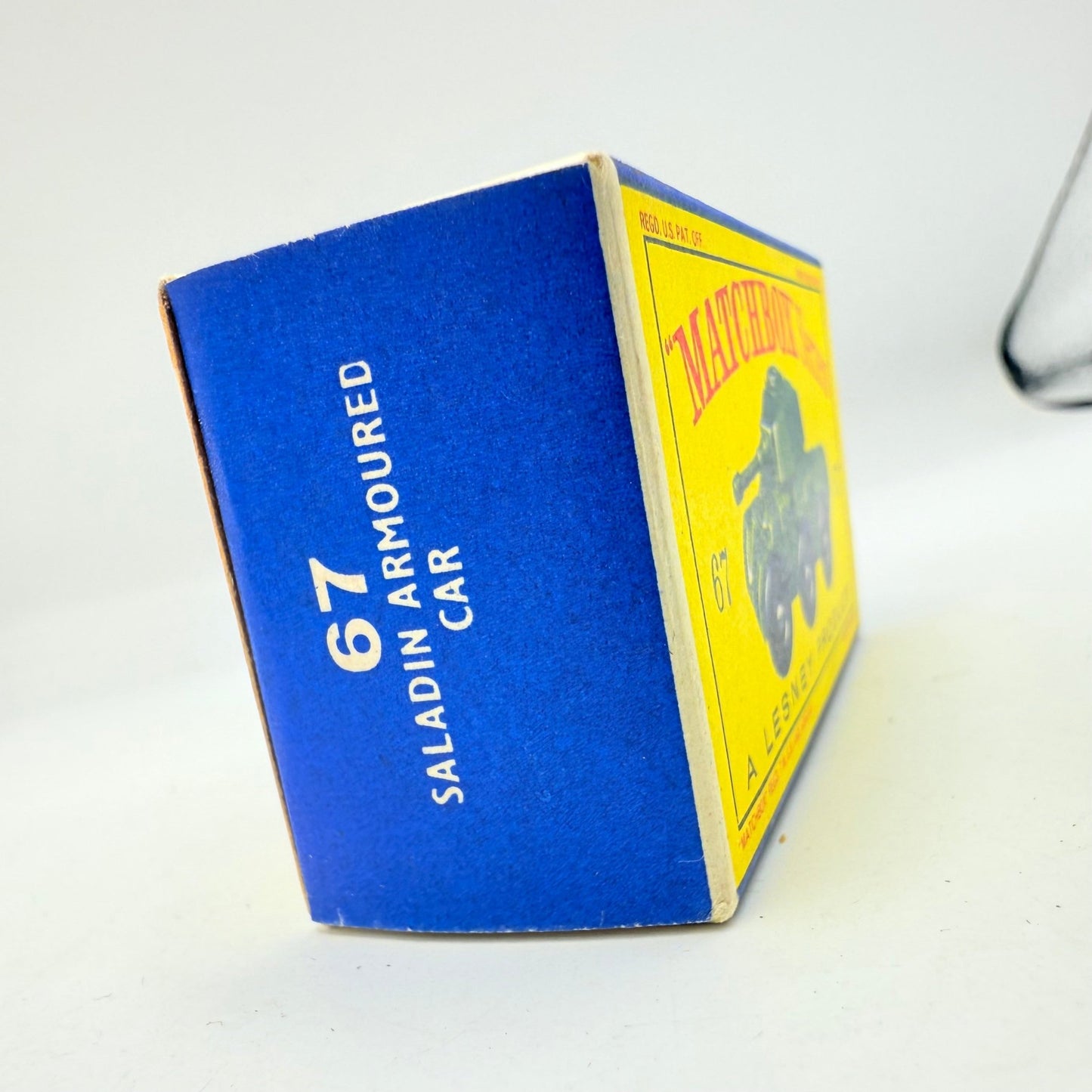 Matchbox Lesney 67a Saladin Armoured Car Empty Firm Box - Magic Matchbox