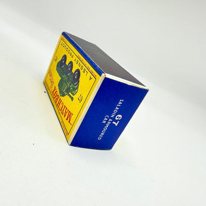 Matchbox Lesney 67a Saladin Armoured Car Empty Firm Box - Magic Matchbox