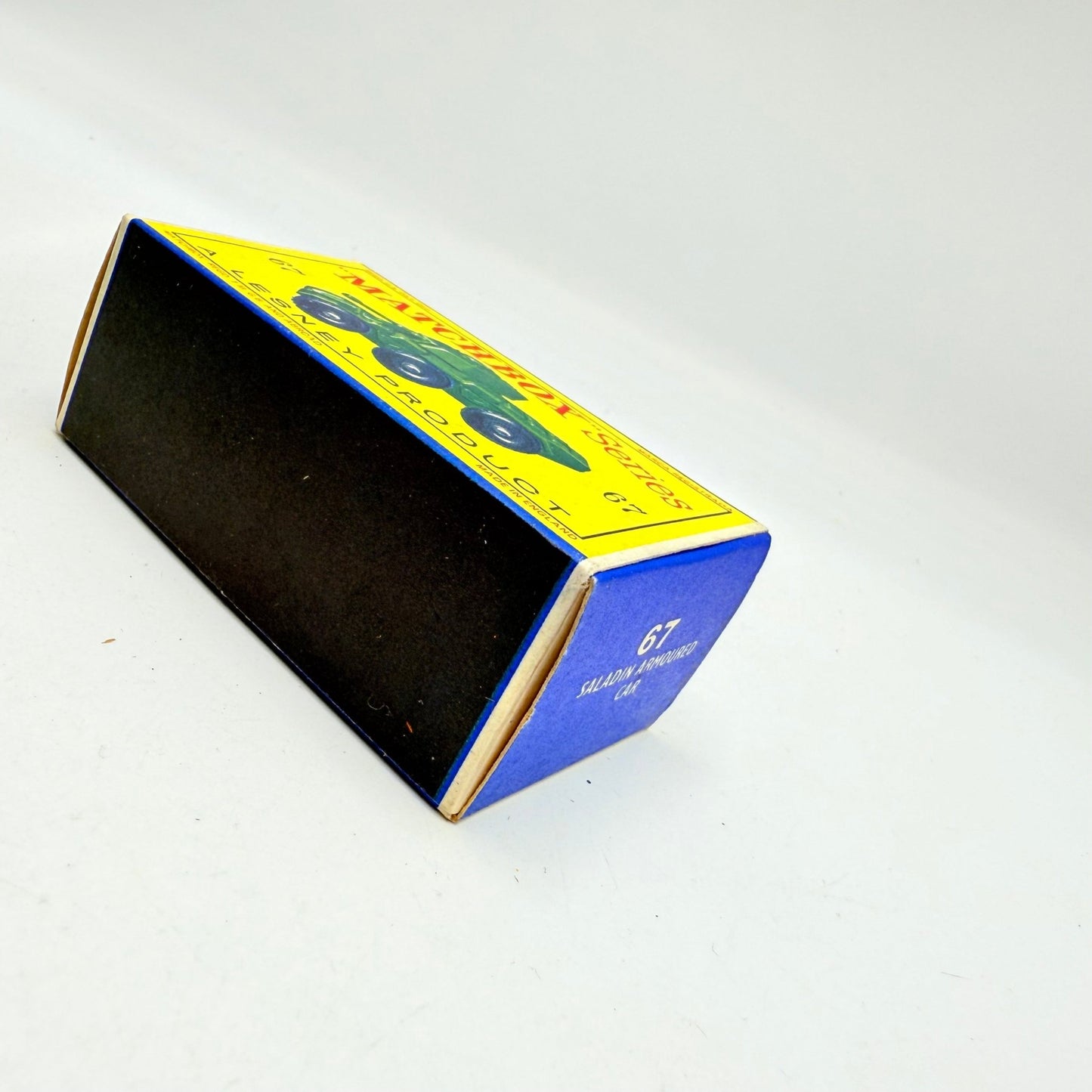 Matchbox Lesney 67a Saladin Armoured Car Empty Firm Box - Magic Matchbox