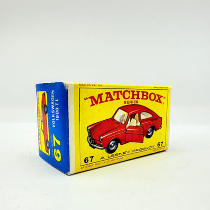 Matchbox Lesney 67b Volkswagen 1600 TL Empty Box - Magic Matchbox