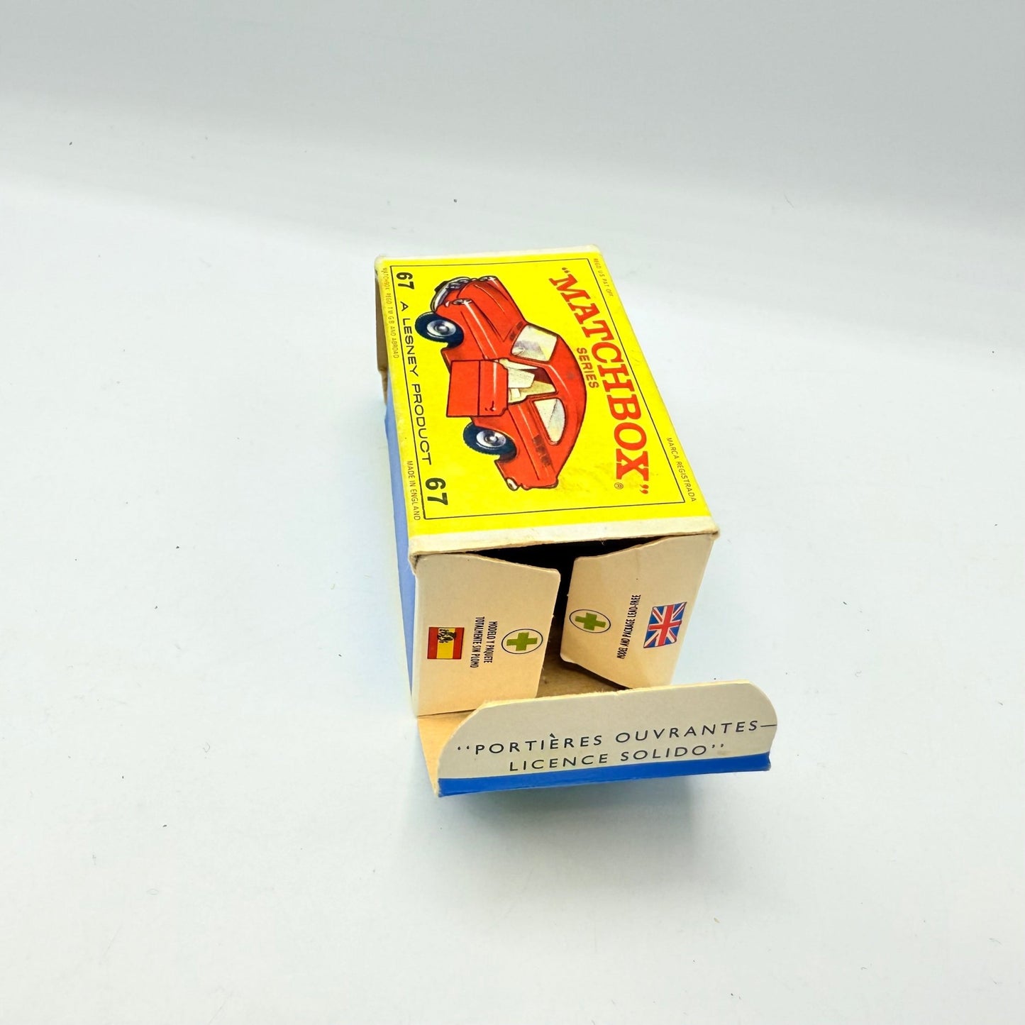 Matchbox Lesney 67b Volkswagen 1600 TL Empty Box - Magic Matchbox