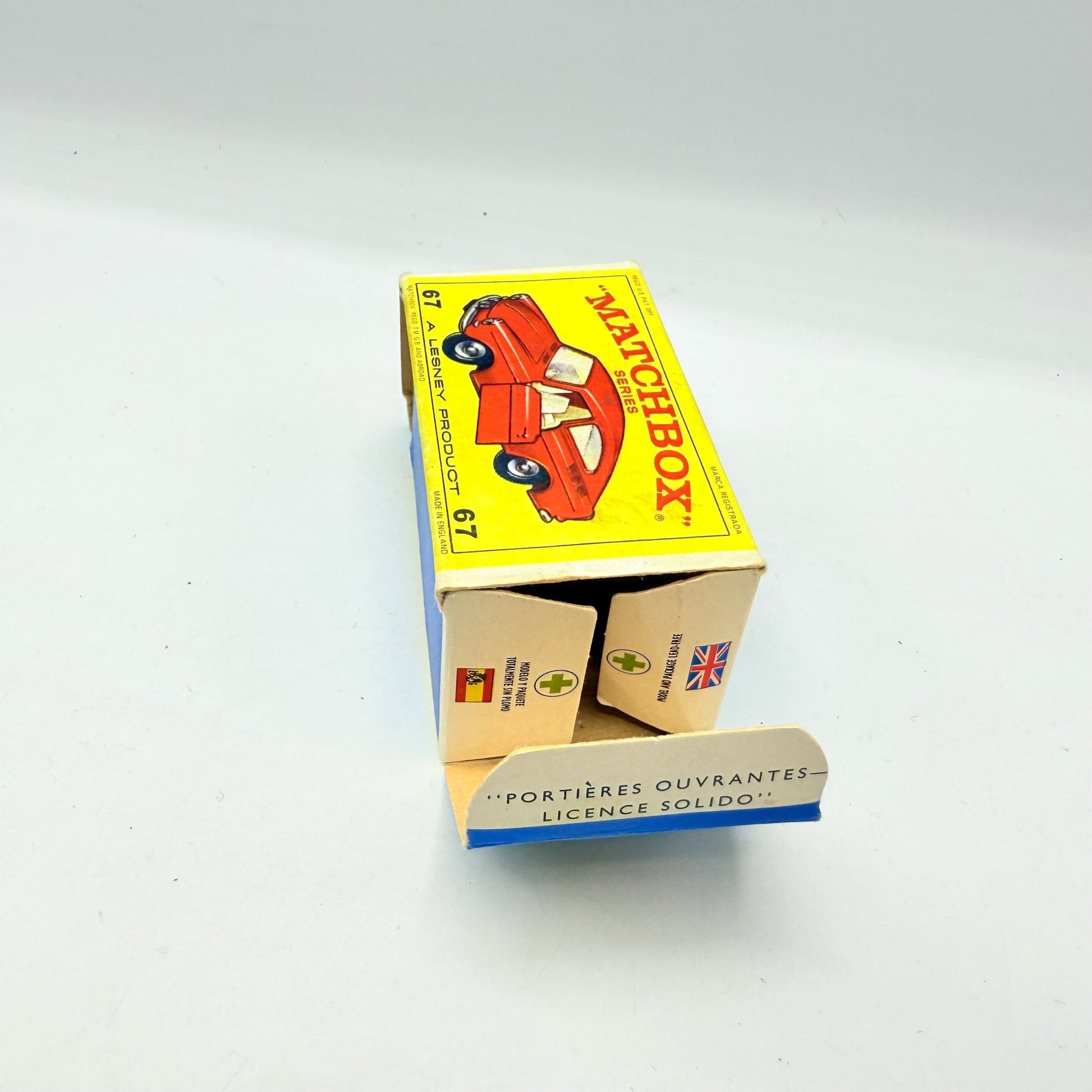 Matchbox Lesney 67b Volkswagen 1600 TL Empty Box - Magic Matchbox