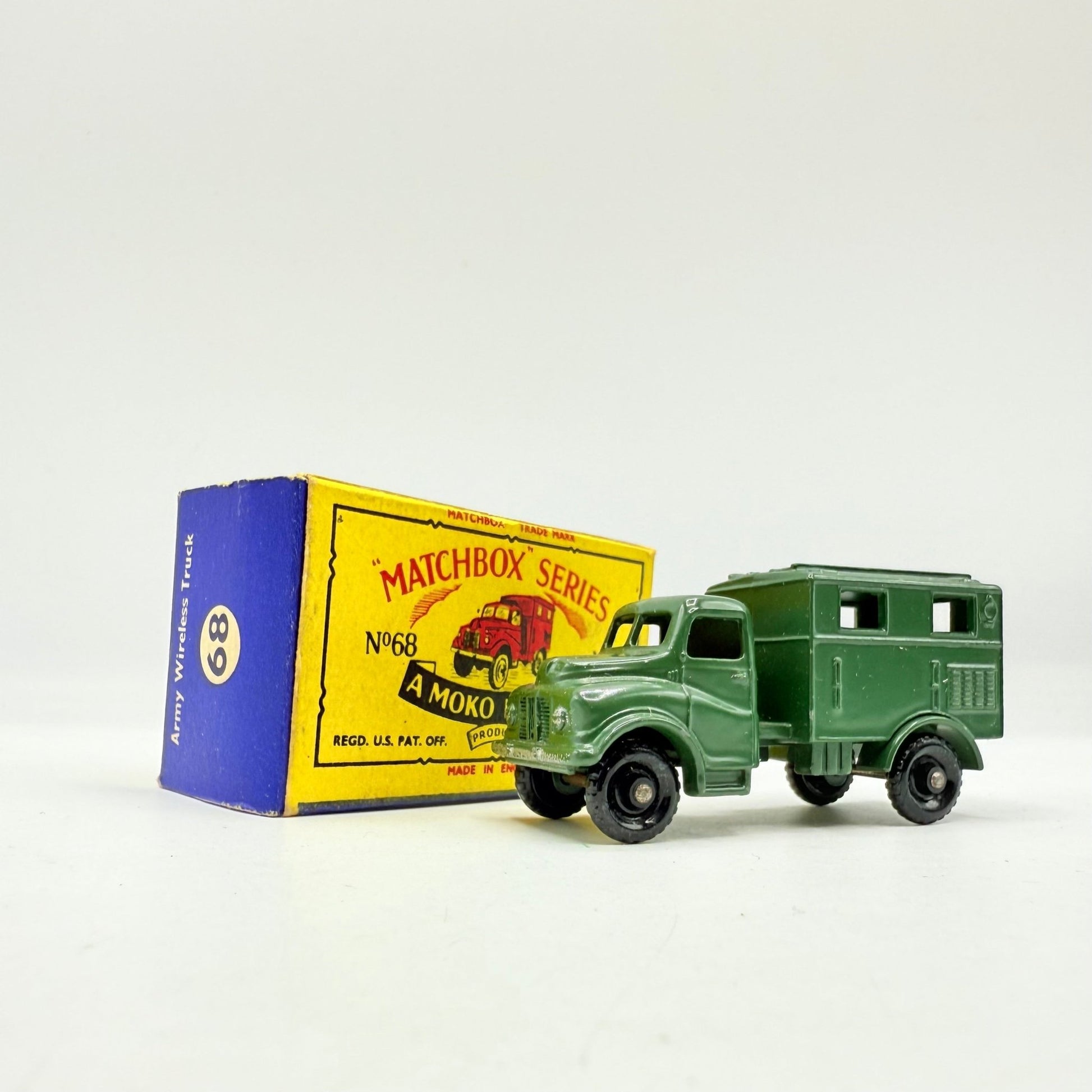 Matchbox Lesney 68a Army Wireless Radio Truck - Magic Matchbox