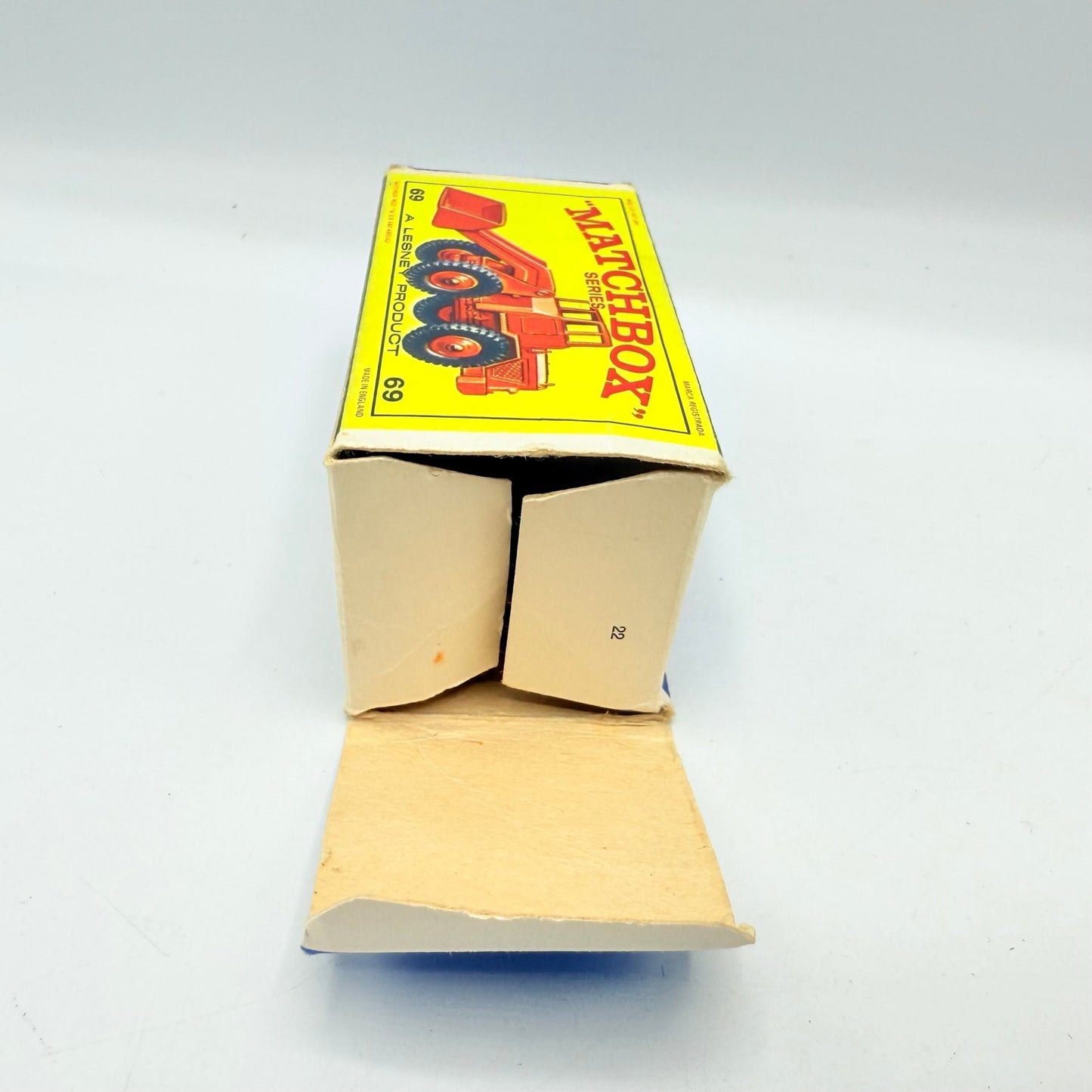 Matchbox Lesney 69b Hatra Shovel Orange - Magic Matchbox