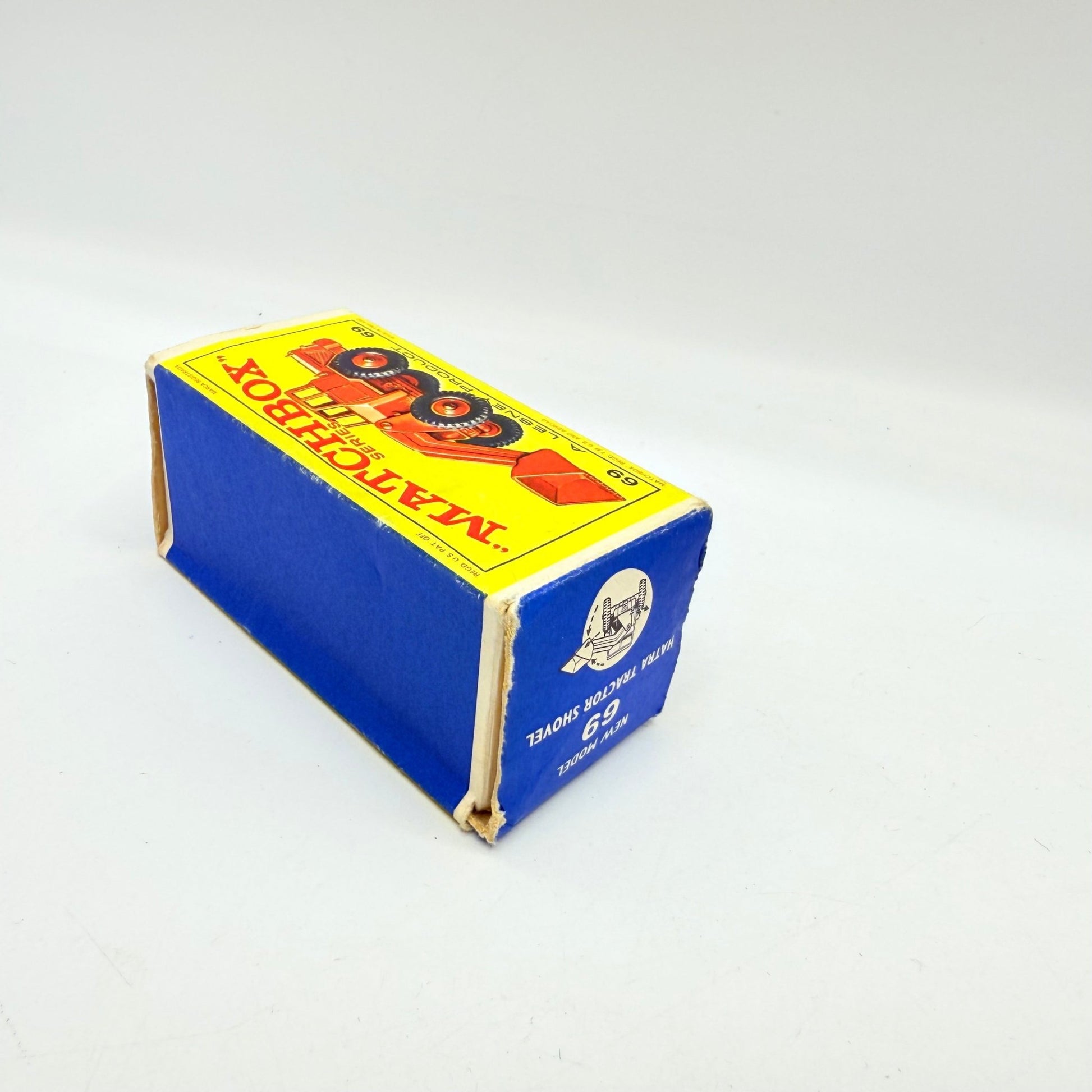 Matchbox Lesney 69b Hatra Shovel Orange - Magic Matchbox