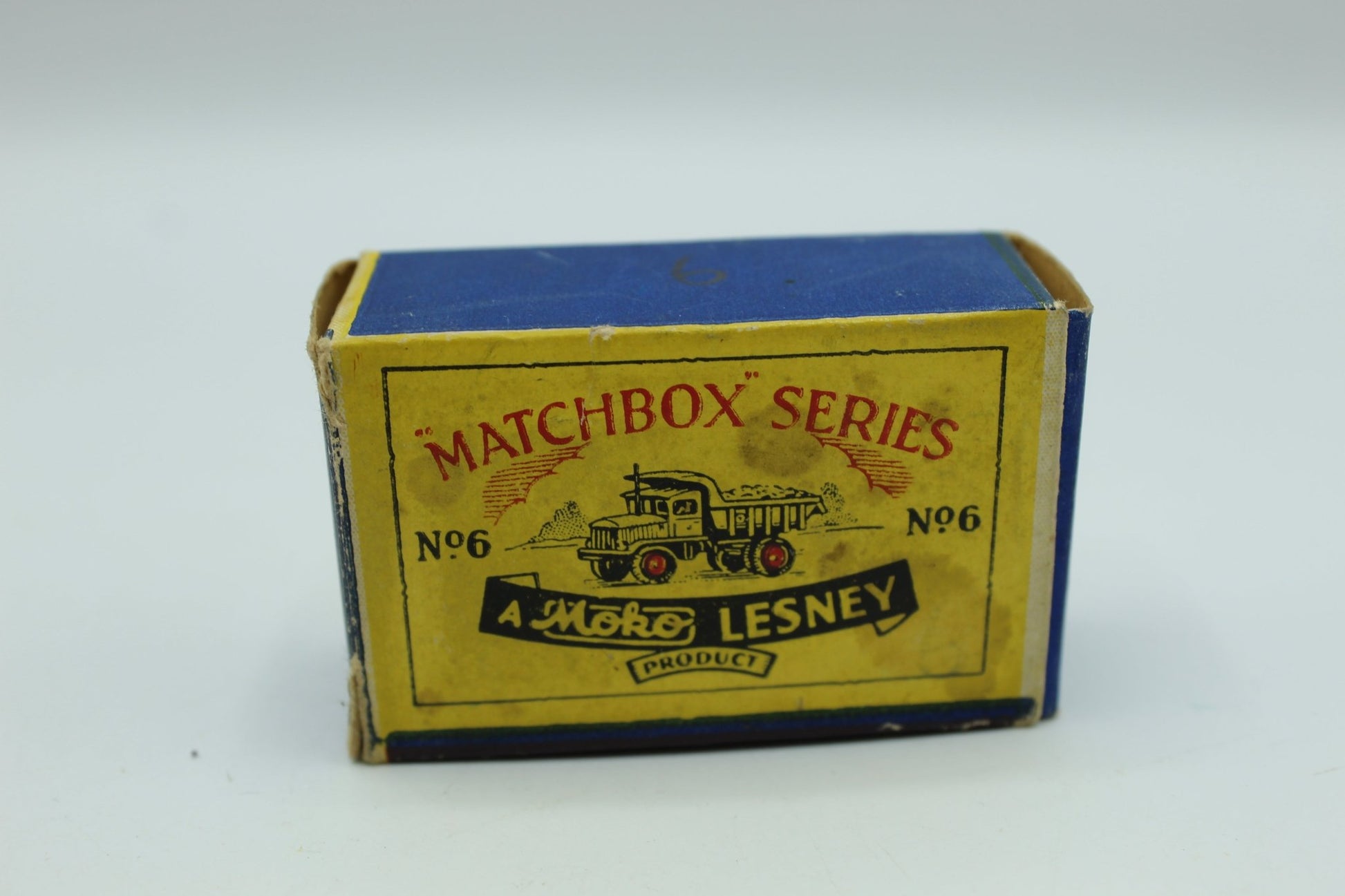 Matchbox Lesney 6a Quarry Truck Script Box - Magic Matchbox
