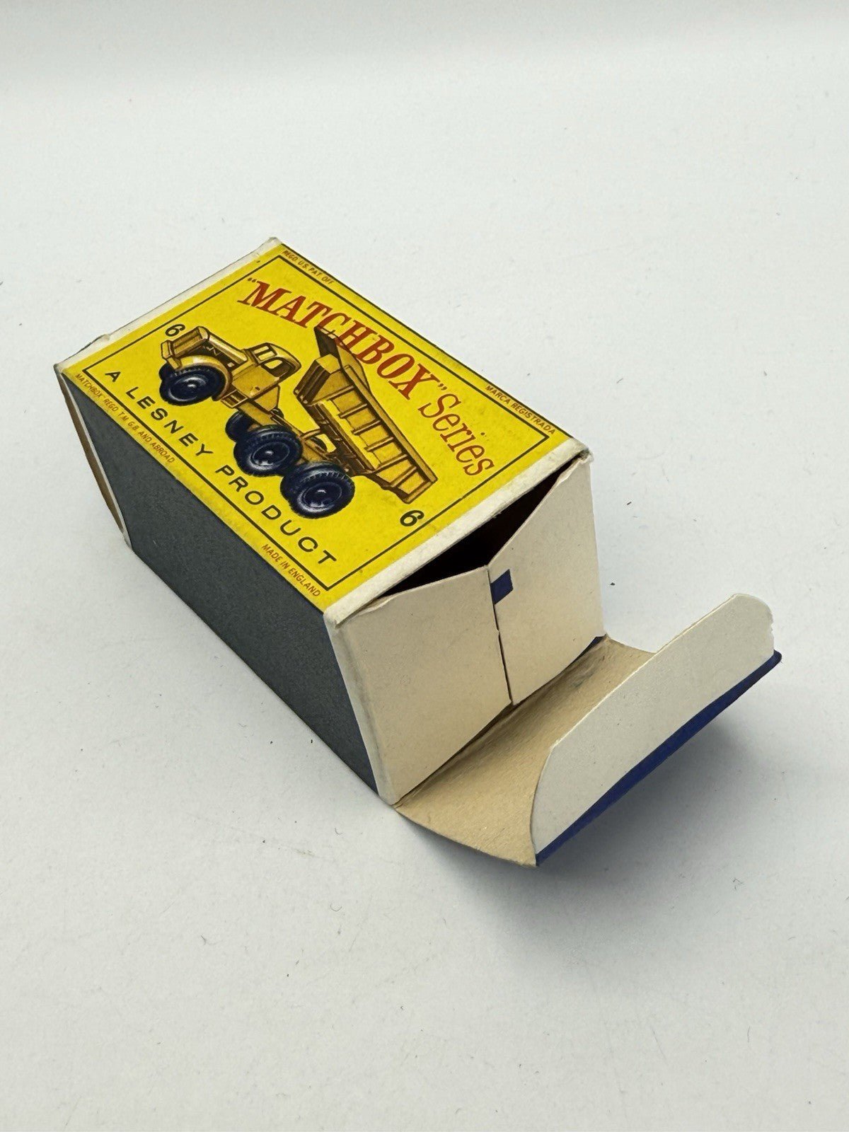 Matchbox Lesney 6c Euclid Quarry Dump Truck Empty Original Box Only - Magic Matchbox