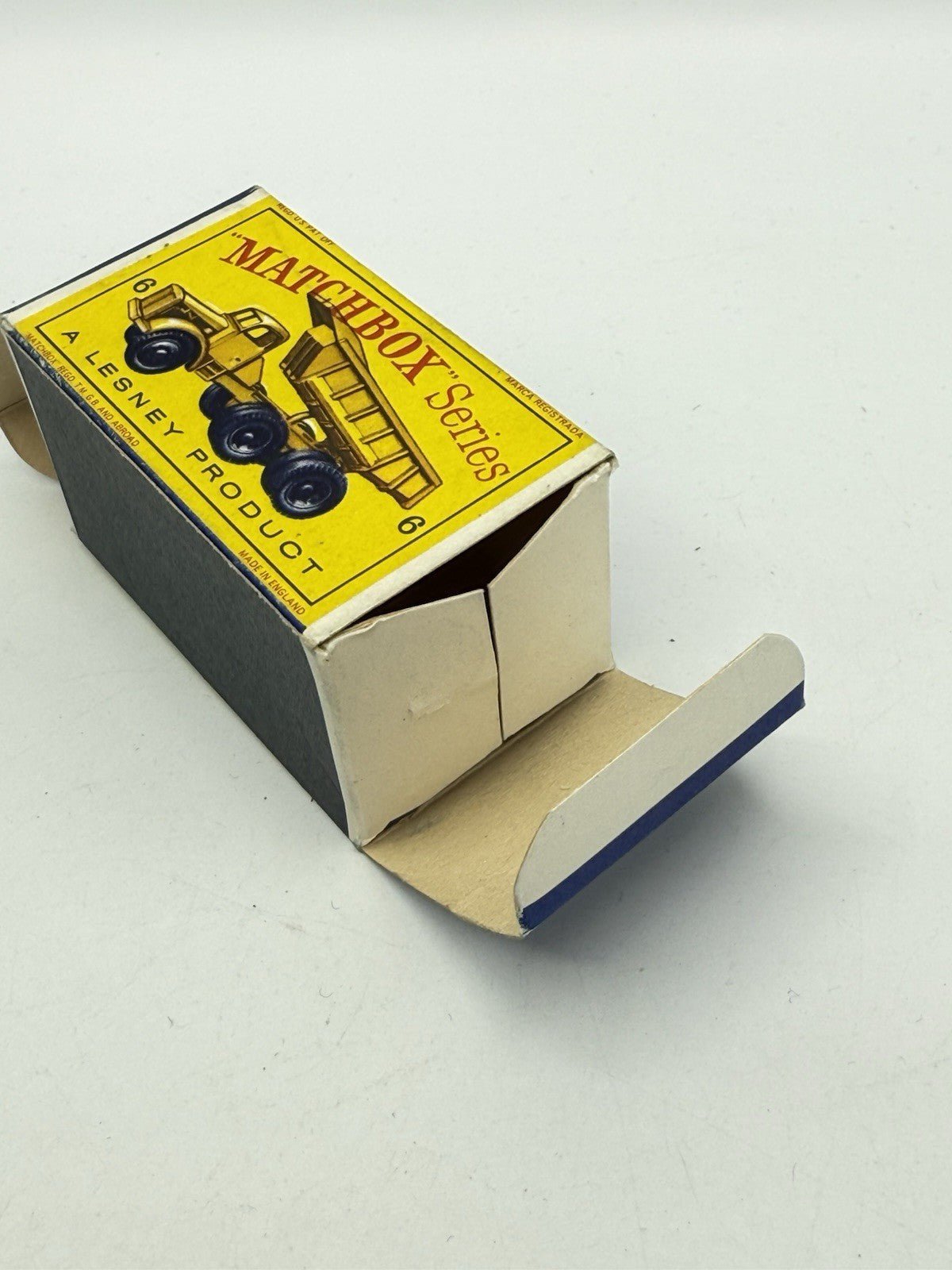 Matchbox Lesney 6c Euclid Quarry Dump Truck Empty Original Box Only - Magic Matchbox