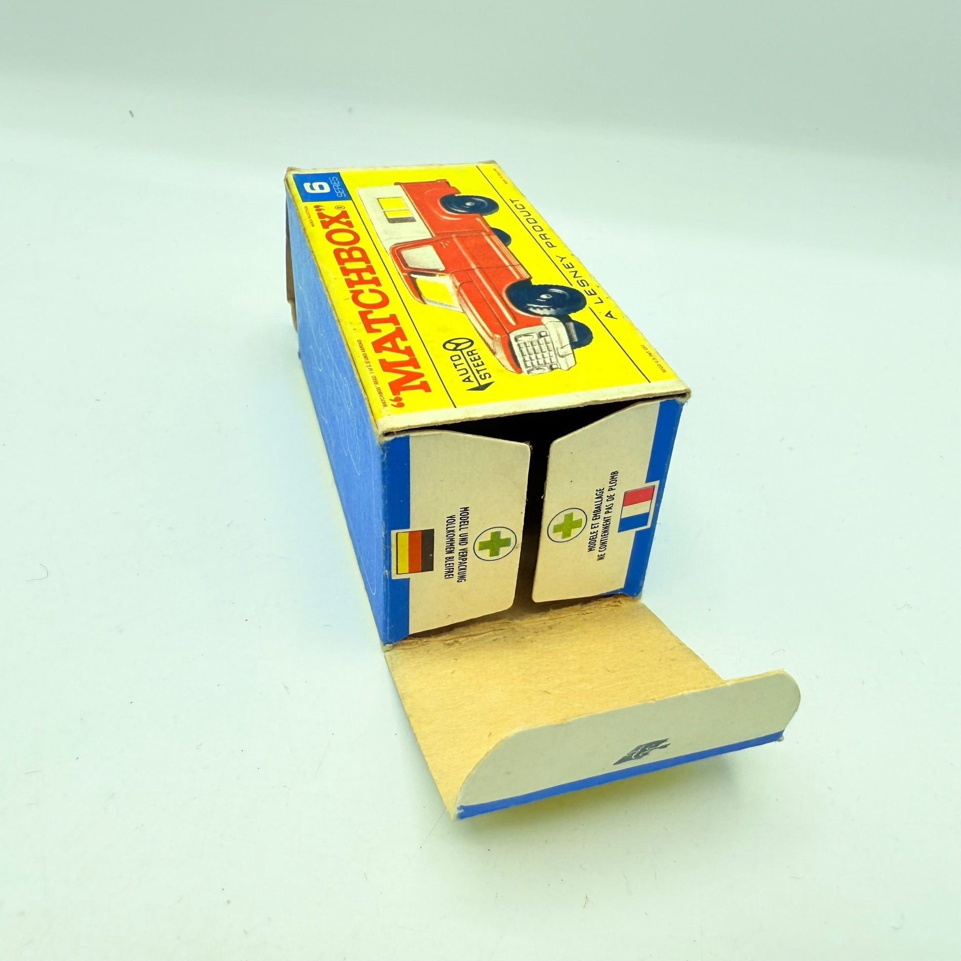 Matchbox Lesney 6d Red Ford Pick - Up Truck White Grill - Magic Matchbox