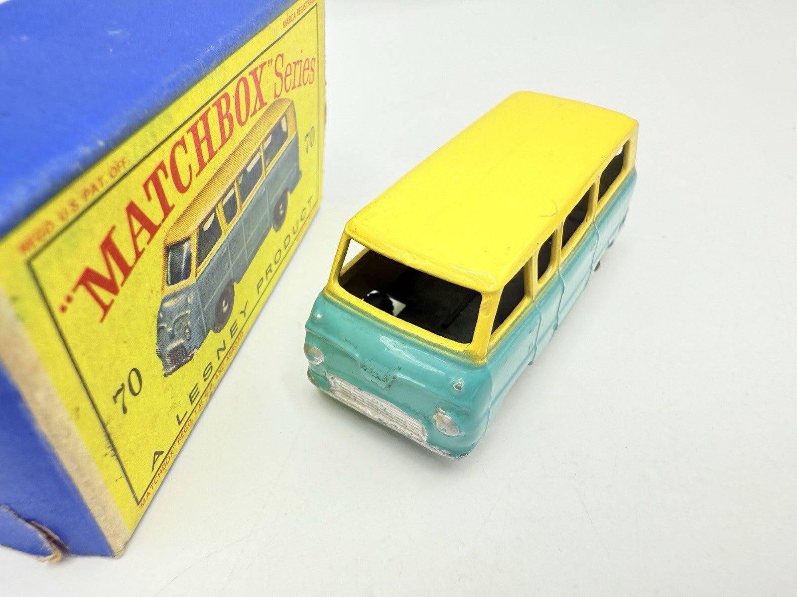 Matchbox Lesney 70a Ford Thames Estate GPW No Windows - Magic Matchbox