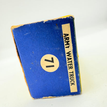 Matchbox Lesney 71a Austin 200 Gallon Water Tanker Box only - Magic Matchbox