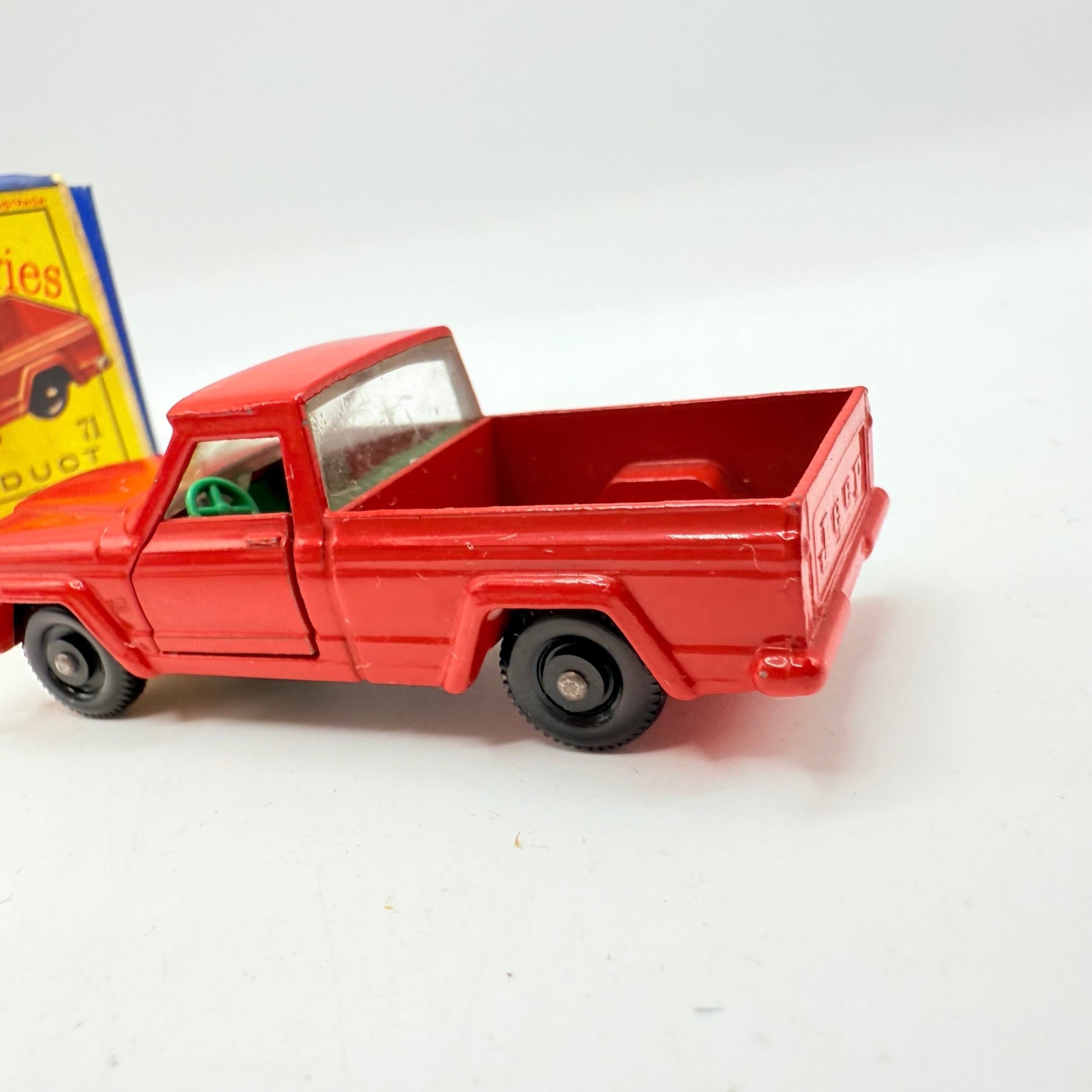 Matchbox Lesney 71b Gladiator Jeep GREEN INTERIOR - Magic Matchbox