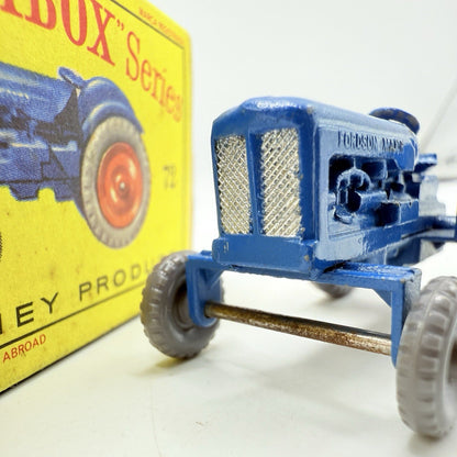 Matchbox Lesney 72a Fordson Tractor Grey Tyres - Magic Matchbox