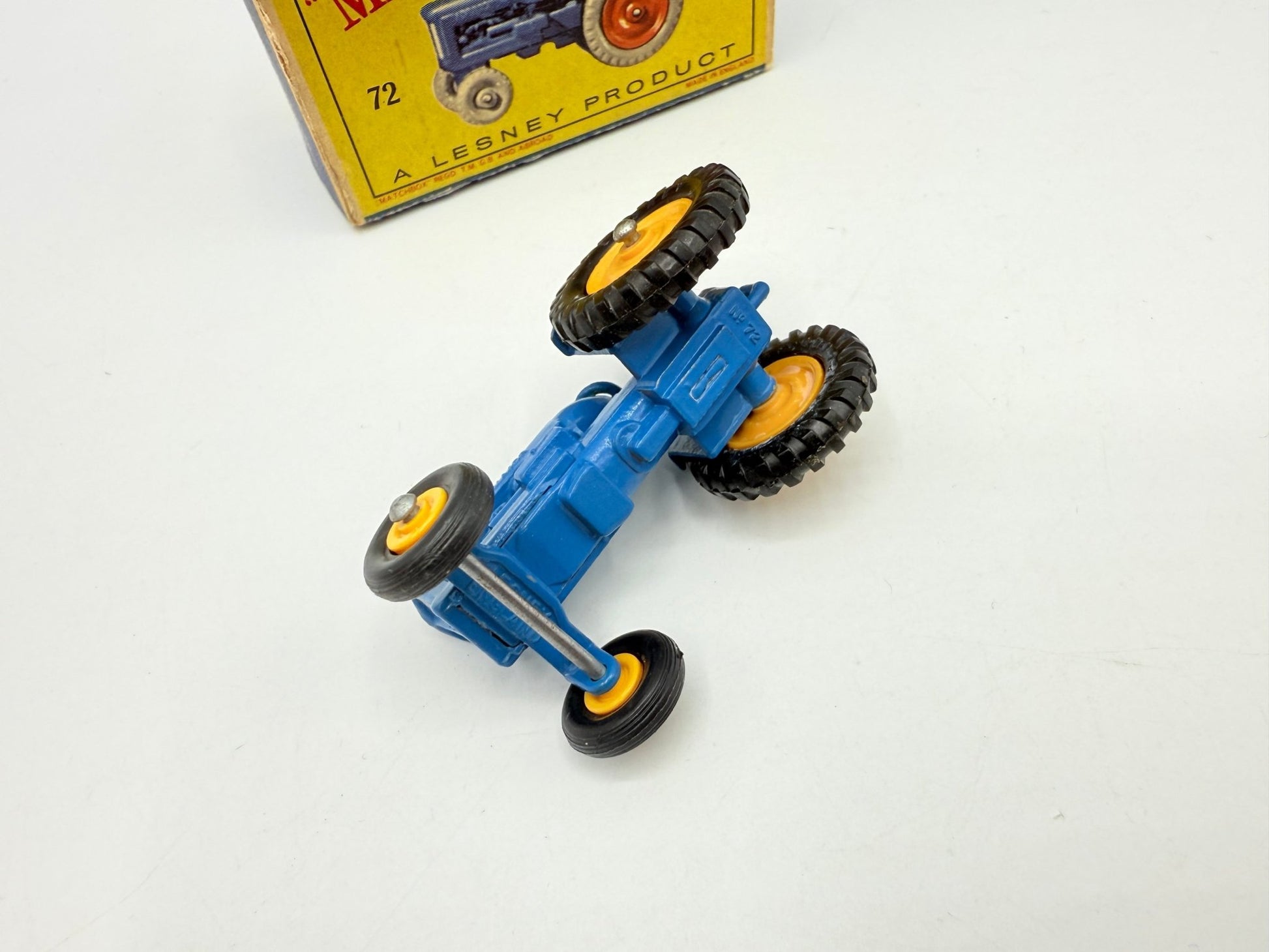 Matchbox Lesney 72a Fordson Tractor RARE YELLOW HUBS - Magic Matchbox