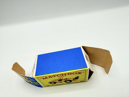 Matchbox Lesney 72b Jeep Empty Original E Type Box - Magic Matchbox