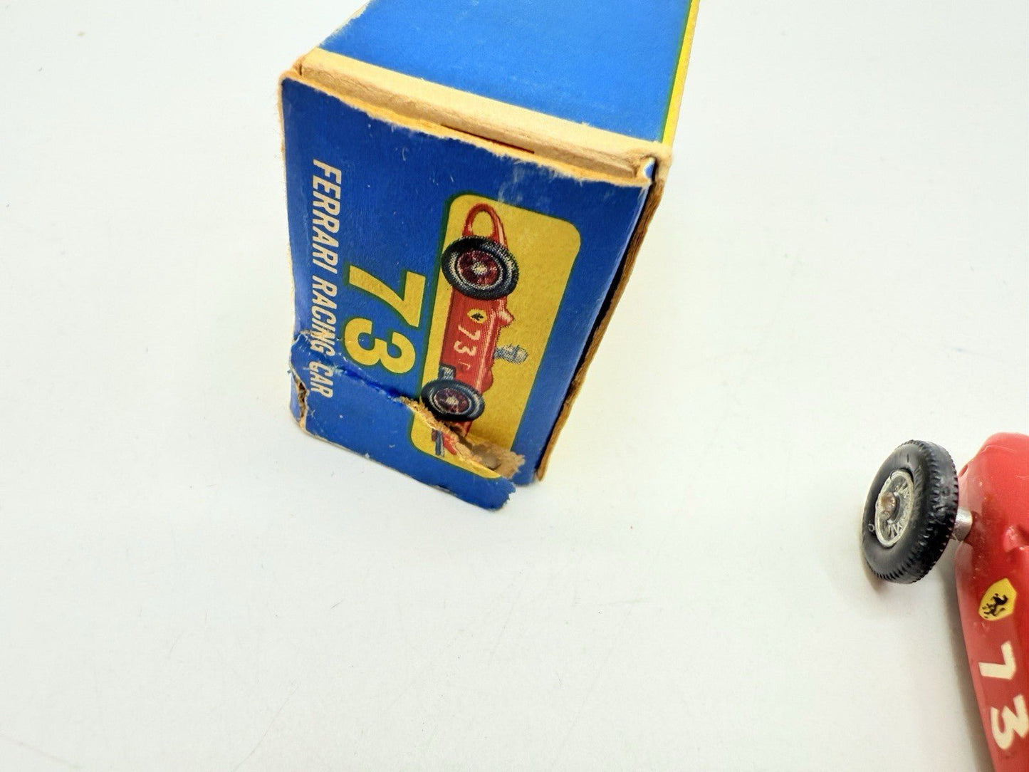 Matchbox Lesney 73b Ferrari Racing Car with driver - Magic Matchbox