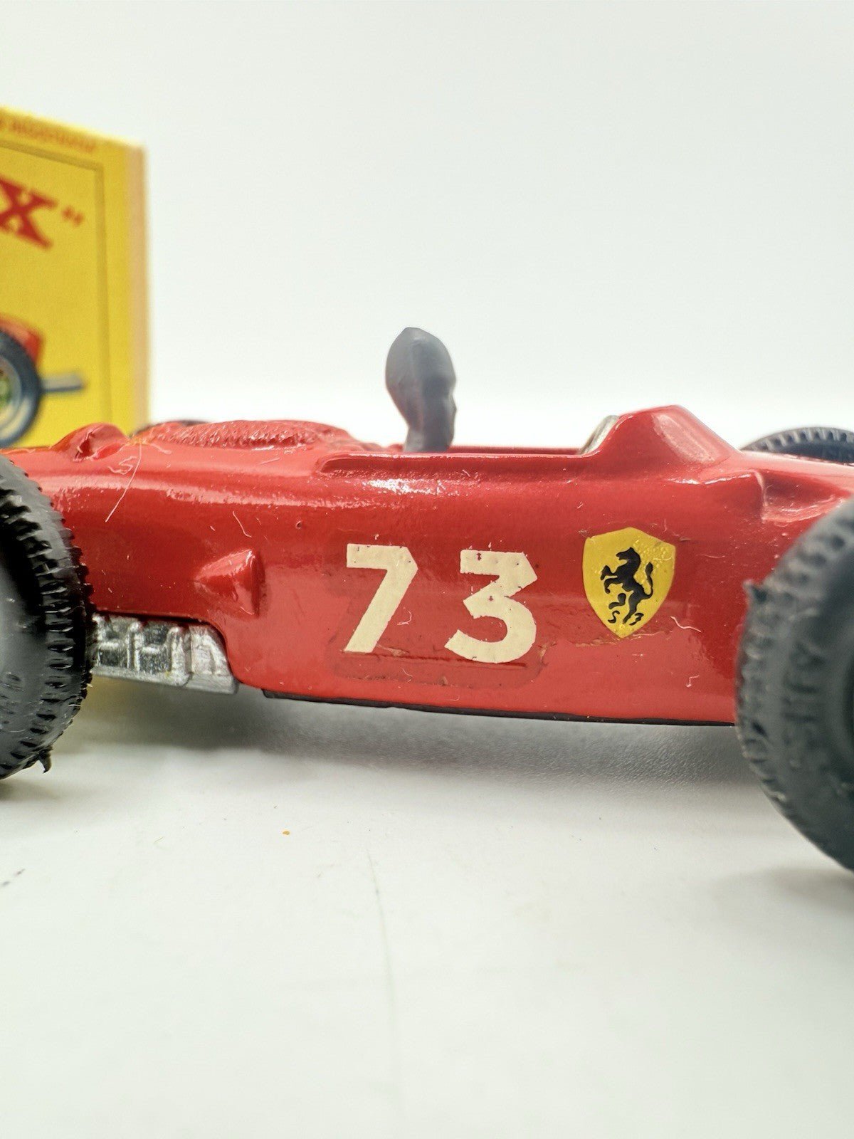 Matchbox Lesney 73b Ferrari Racing Car with driver - Magic Matchbox
