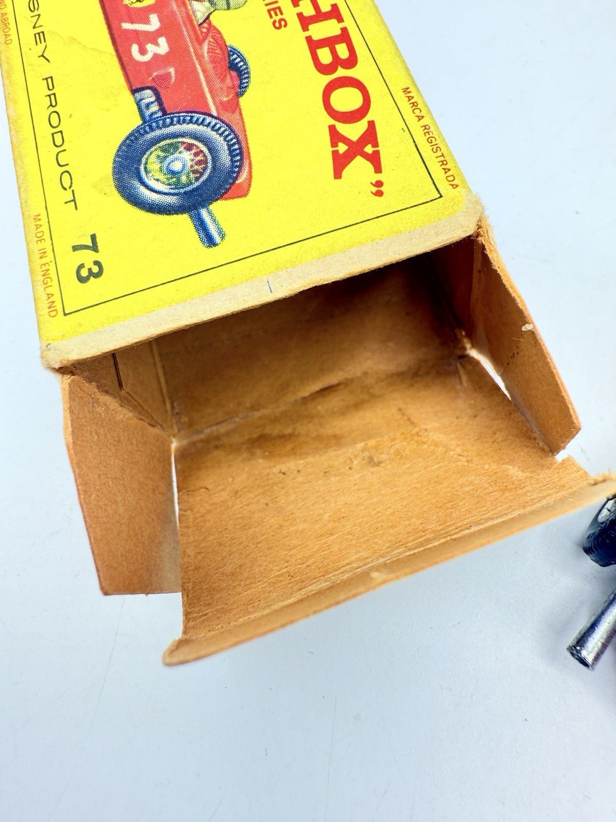 Matchbox Lesney 73b Ferrari Racing Car with driver - Magic Matchbox