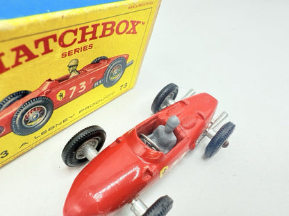 Matchbox Lesney 73b Ferrari Racing Car with driver - Magic Matchbox