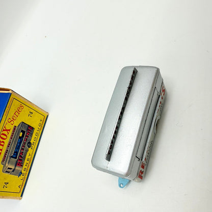 Matchbox Lesney 74a Mobile Canteen Trailer PALE BLUE BASE - Magic Matchbox