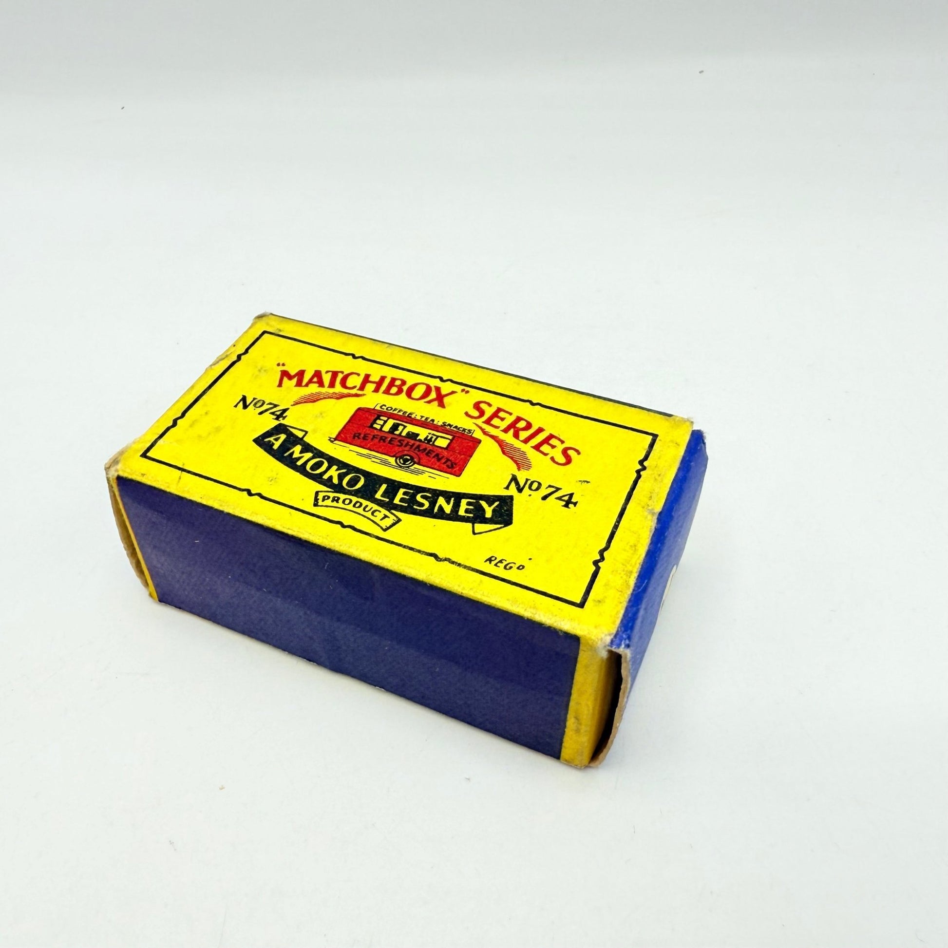 Matchbox Lesney 74a Mobile Refreshments Canteen Off - White GPW - Magic Matchbox