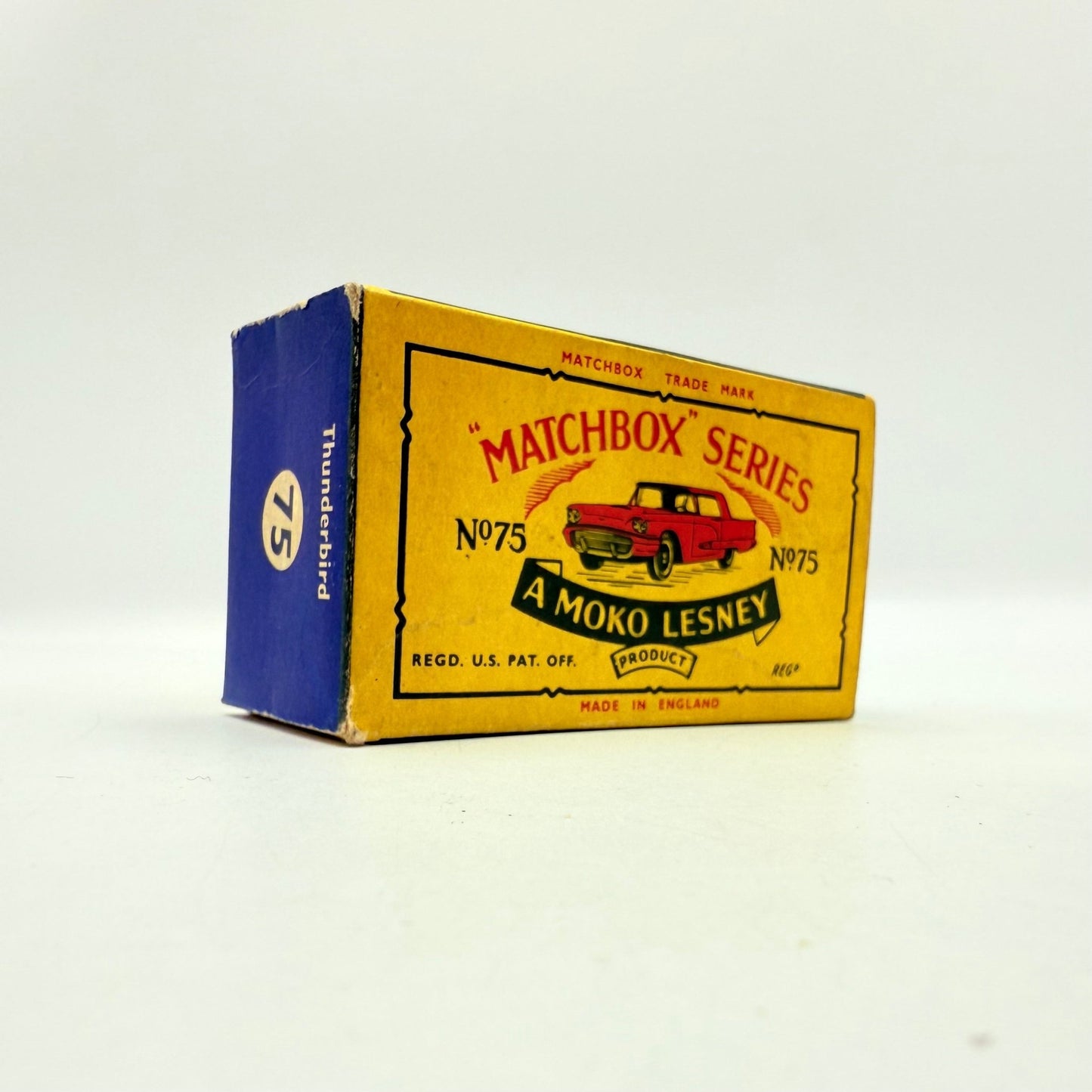 Matchbox Lesney 75a Ford Thunderbird Empty Original Box - Magic Matchbox