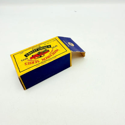 Matchbox Lesney 75a Ford Thunderbird Empty Original Box - Magic Matchbox