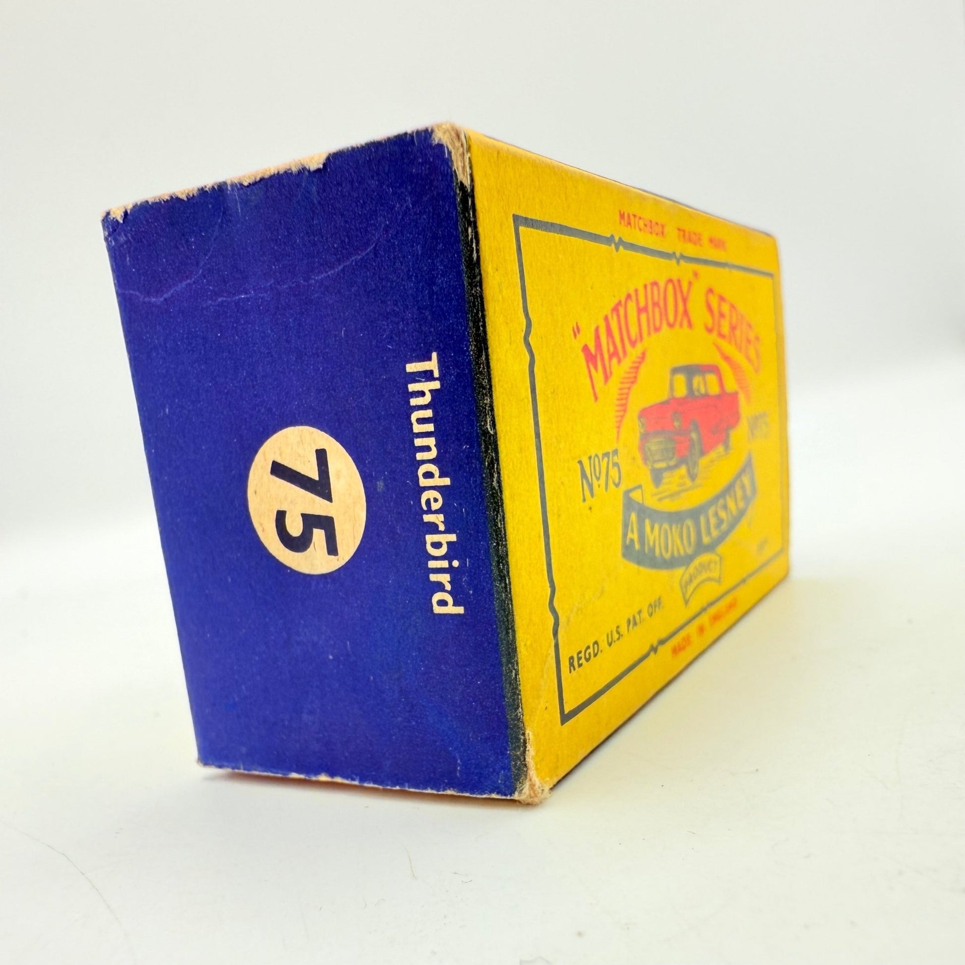 Matchbox Lesney 75a Ford Thunderbird Empty Original Box - Magic Matchbox