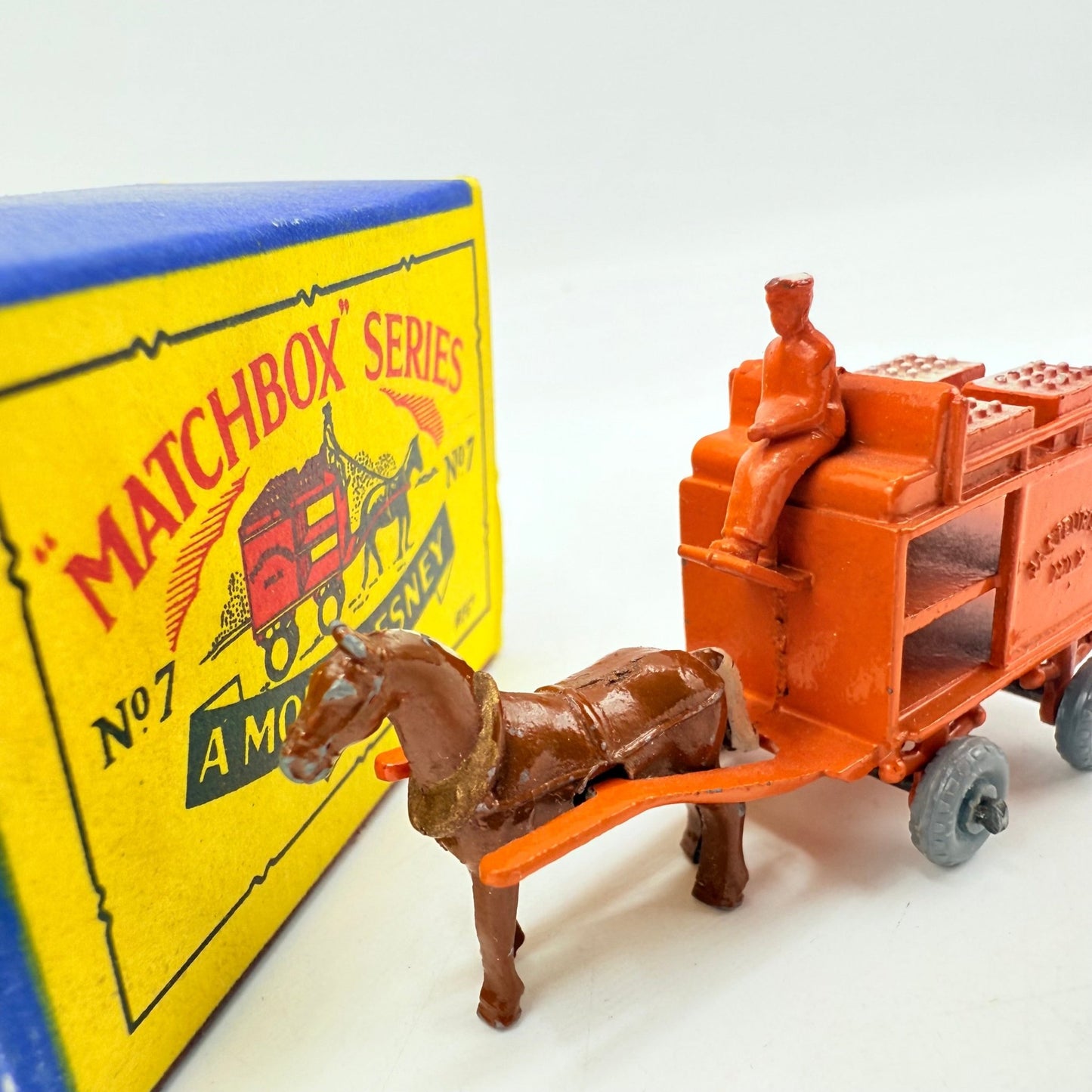 Matchbox Lesney 7a Horse Drawn Milk Float GPW - Magic Matchbox