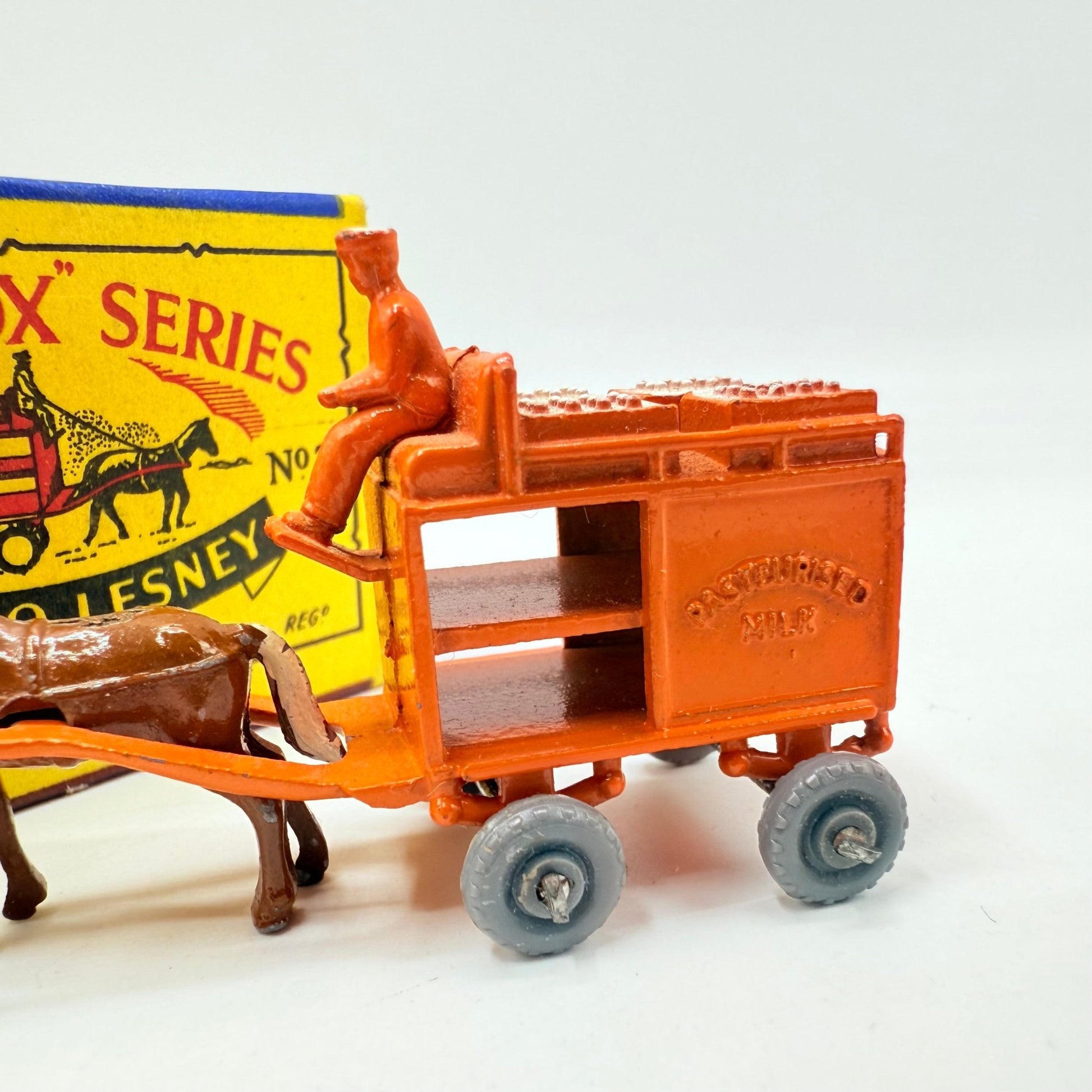 Matchbox Lesney 7a Horse Drawn Milk Float GPW - Magic Matchbox