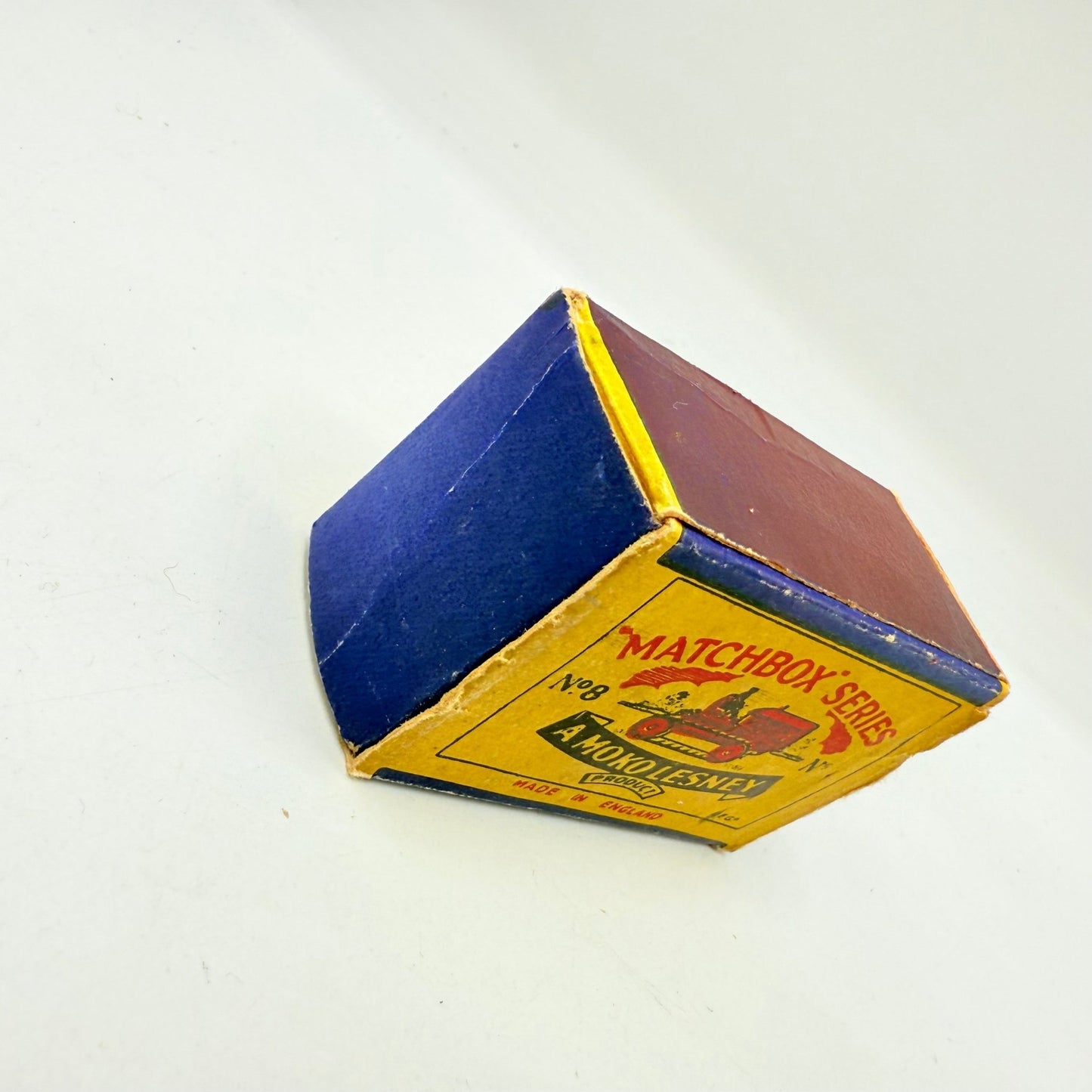 Matchbox Lesney 8a Caterpillar Tractor Orange with tracks - Magic Matchbox