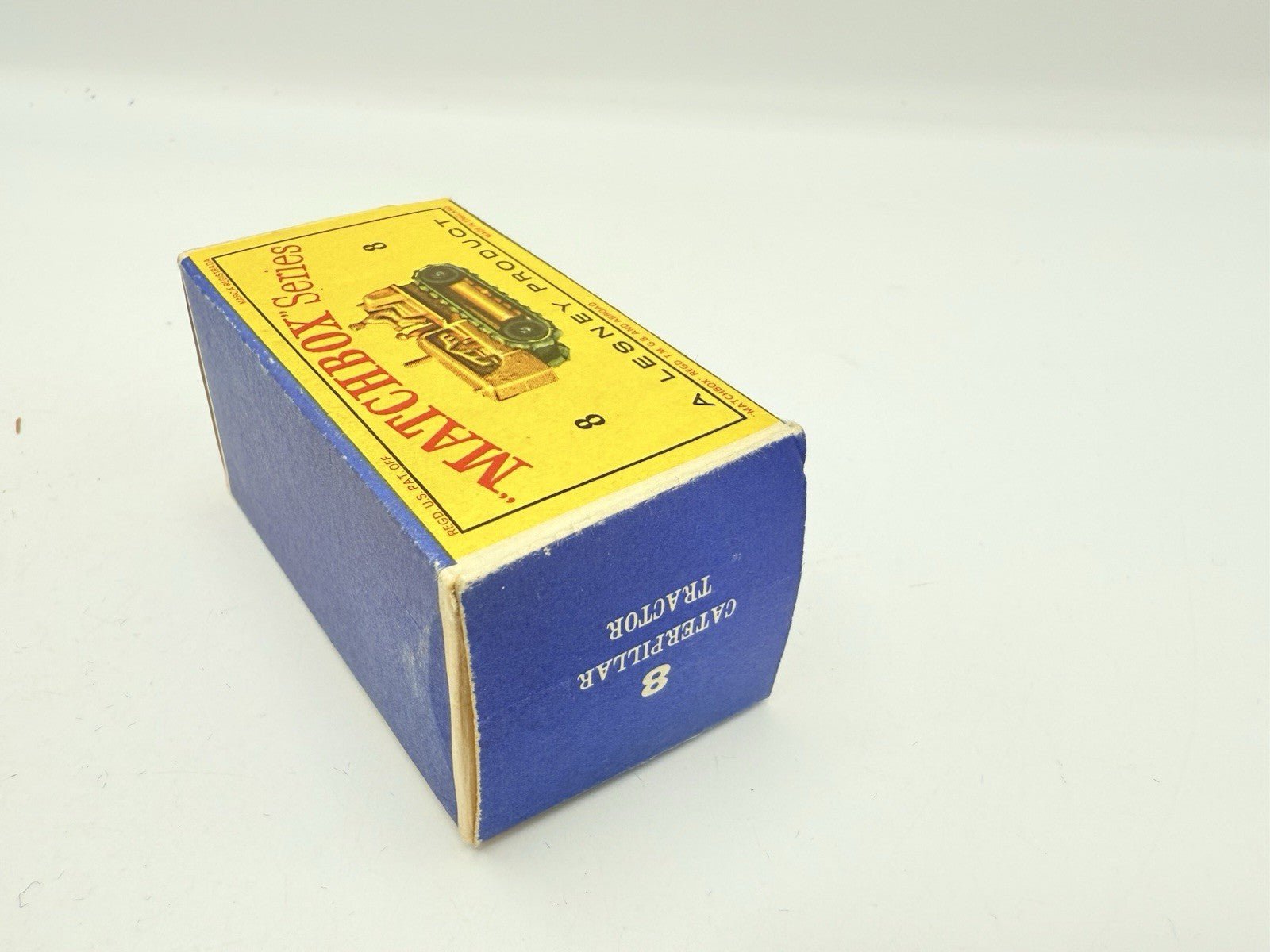 Matchbox Lesney 8c Caterpillar Tractor Black Rollers - Magic Matchbox