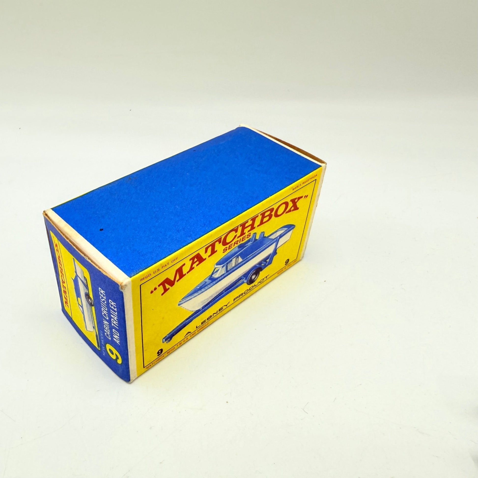 Matchbox Lesney 9d Cabin Cruiser & Trailer - Magic Matchbox