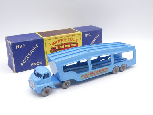 Matchbox Lesney A - 2 Bedford Car Transporter 2 Accessory Pack GPW Red Decals - Magic Matchbox