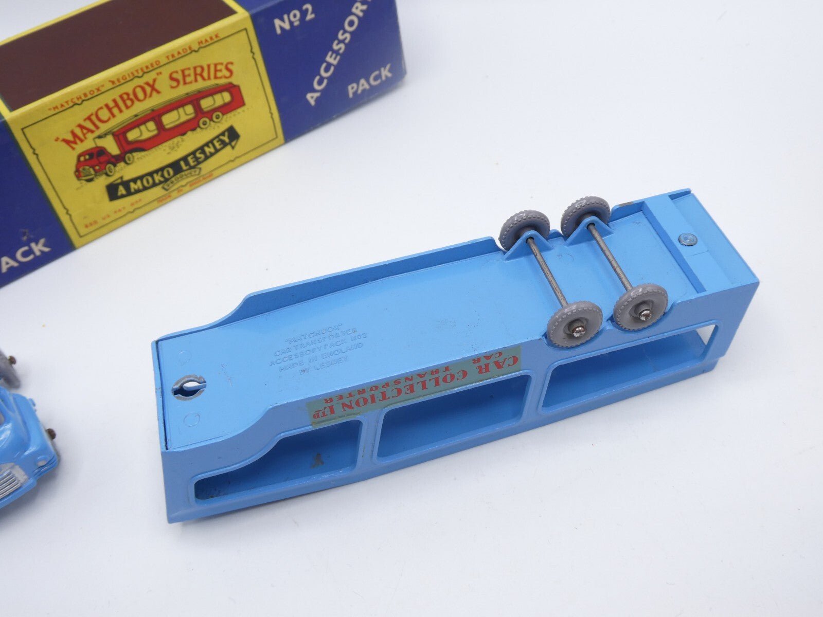 Matchbox Lesney A - 2 Bedford Car Transporter 2 Accessory Pack GPW Red Decals - Magic Matchbox