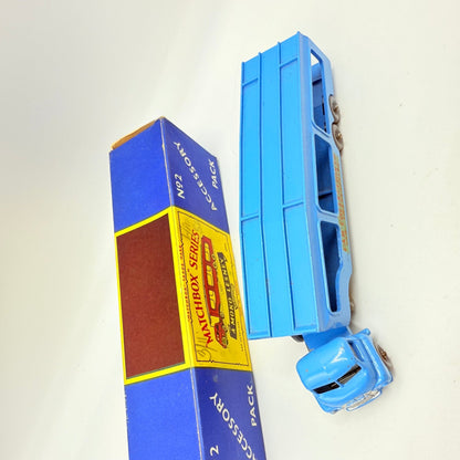 Matchbox Lesney A - 2 Bedford Car Transporter 2 Accessory Pack GPW Red Decals - Magic Matchbox